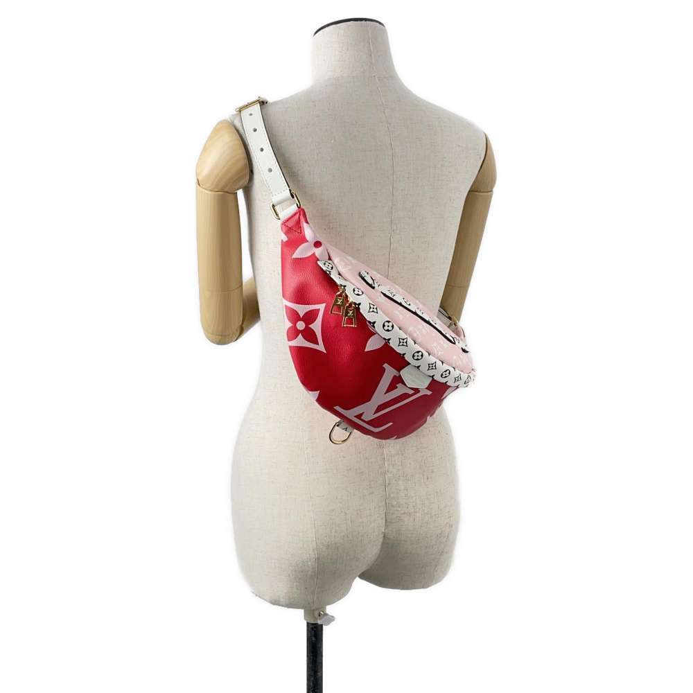 Louis Vuitton Red Bumbag Bag Clutch Giant Waist Monogram View 4